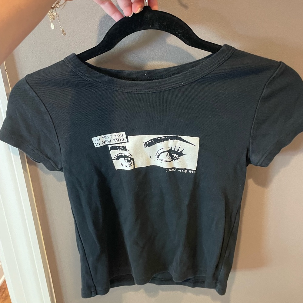 Brandy Melville Black Graphic Tee